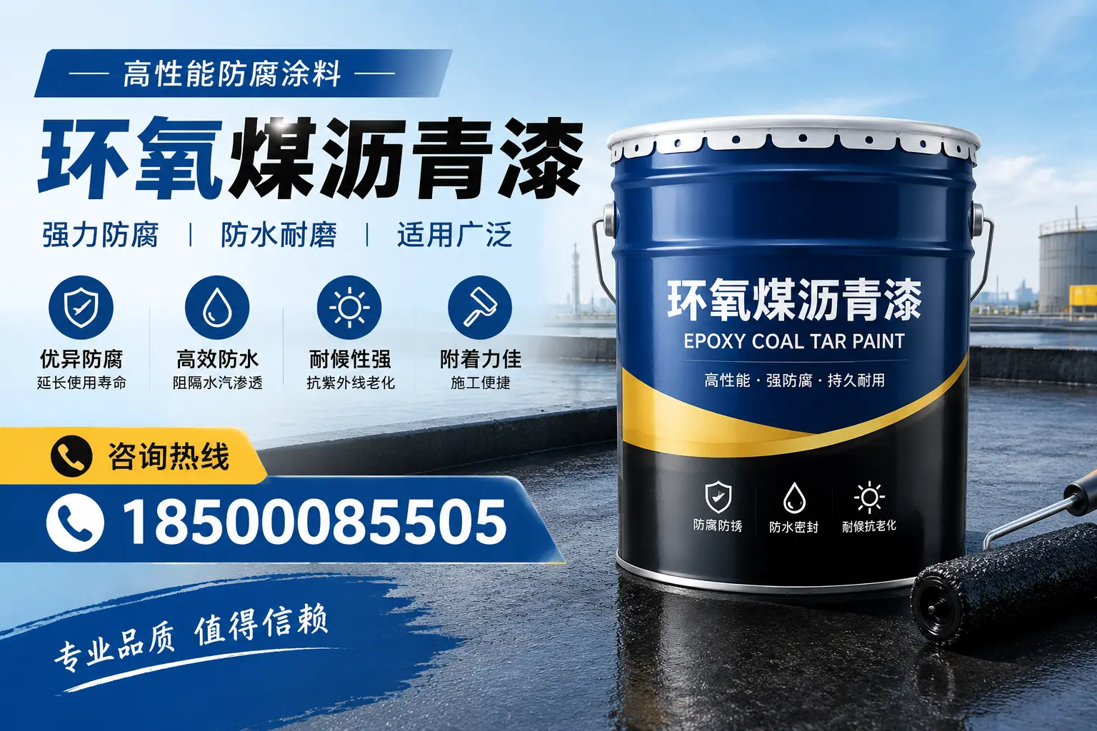 环氧煤沥青漆的主要成分与功能，克拉玛依用户深度了解